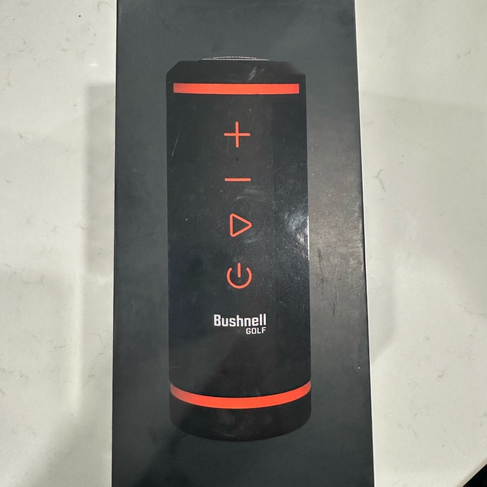 Bushnell Golf Black and Red Speaker
